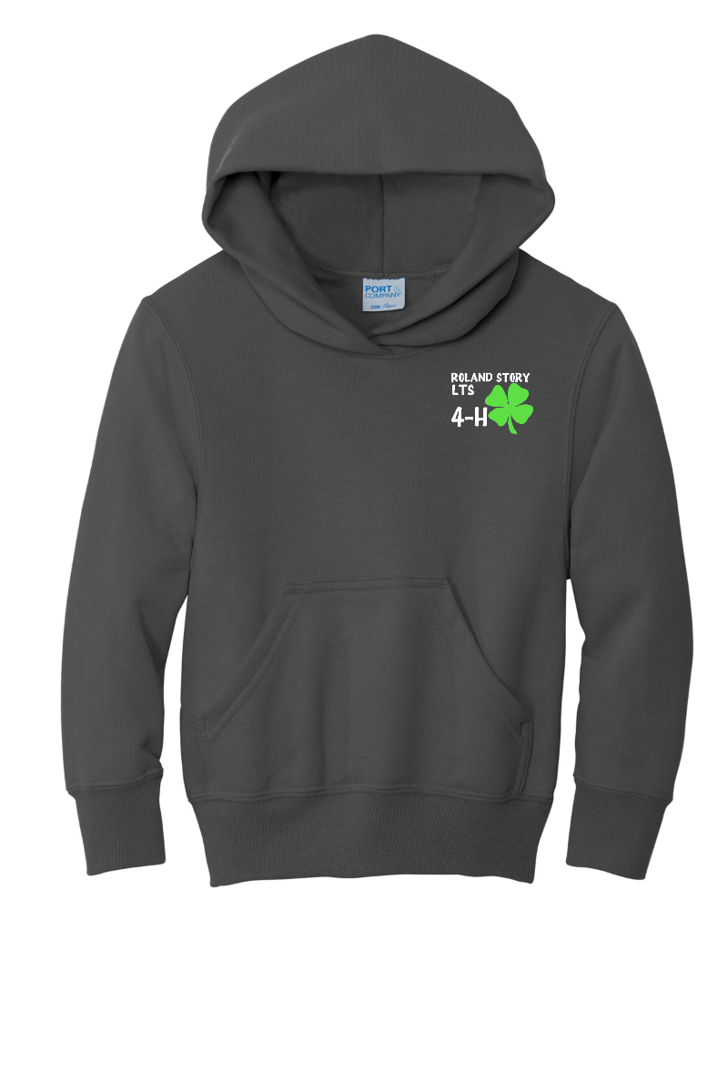 Port & Co™ Youth Core Fleece Pullover Hooded Sweatshirt PC78YH