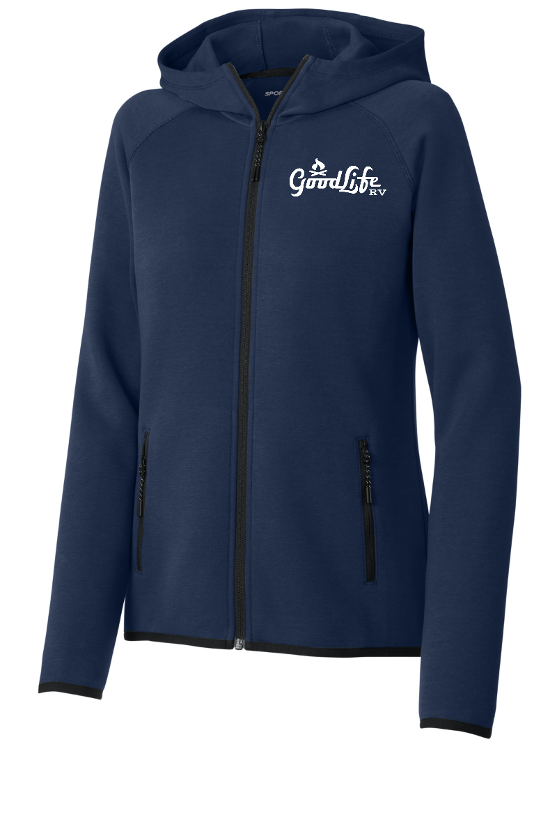 Sport-Tek® Women’s Phenom Full-Zip Hoodie - LST840 - EMB