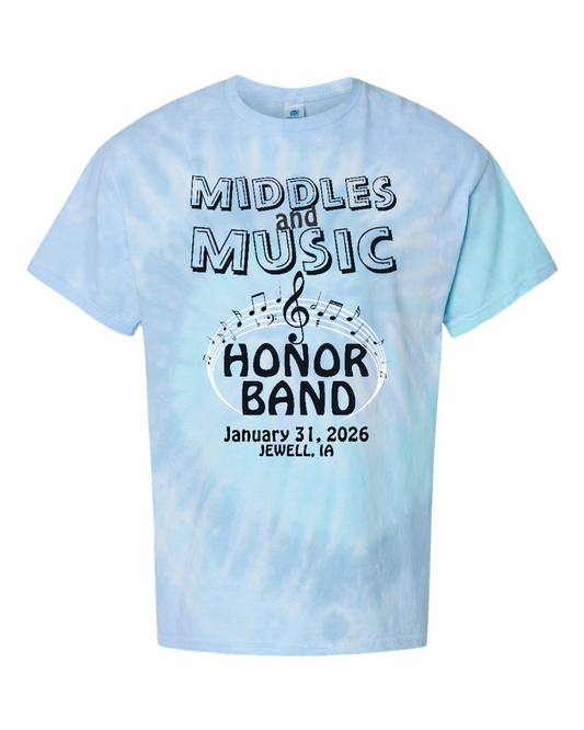 Unisex Multi-Color Tie-Dyed T-Shirt - 1000 - SP - MM