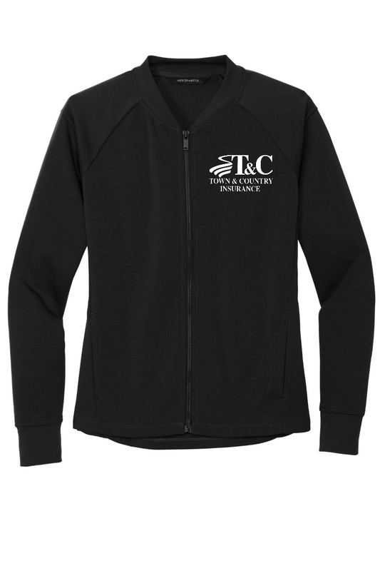 Mercer+Mettle® Women's Double-Knit Bomber - MM3001 - T&C