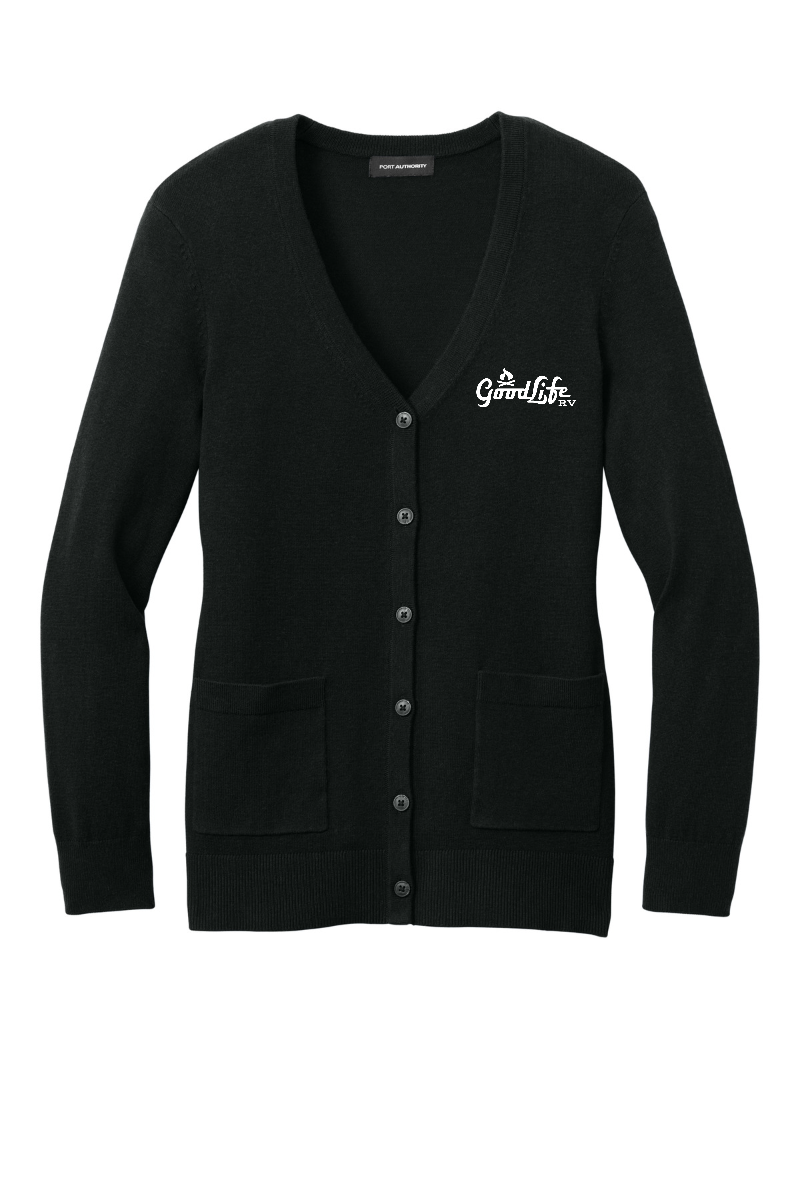 Port Authority® Women’s Easy Care Button-Up Cardigan Sweater - LSW4150 - EMB