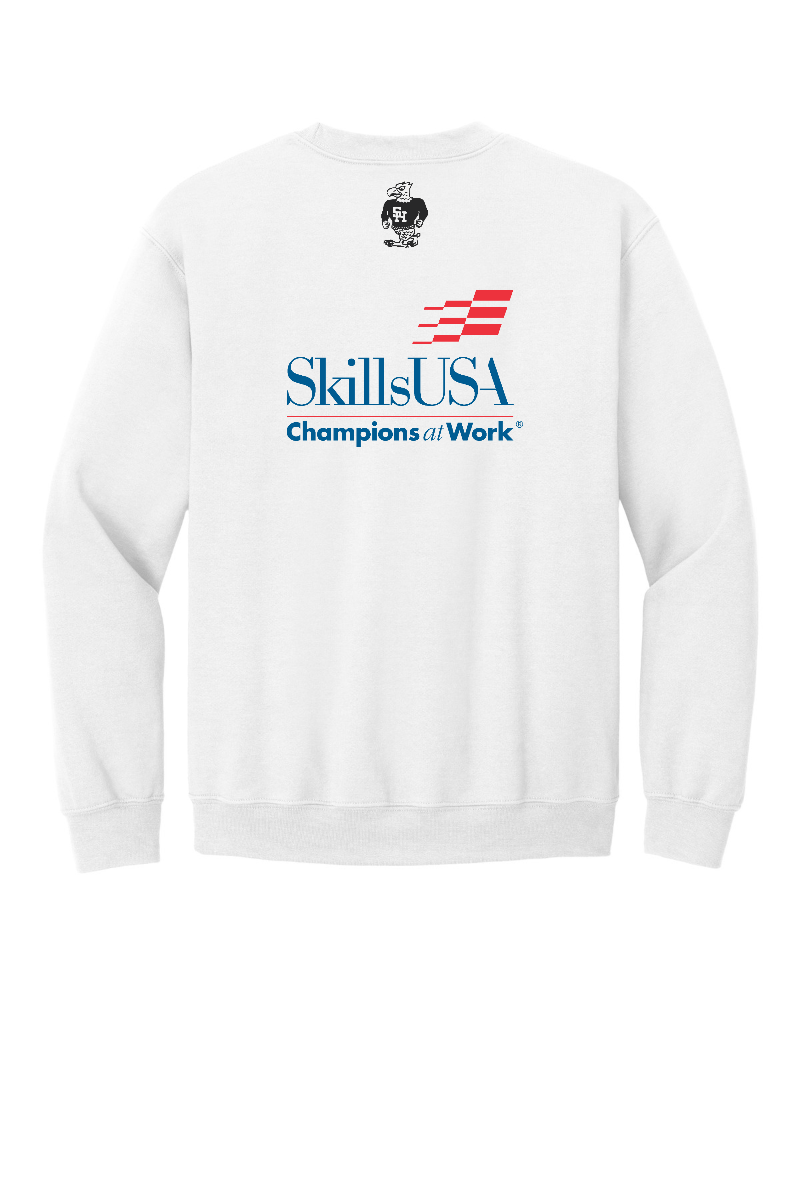 Gildan® Heavy Blend™ Crewneck Sweatshirt - 18000 - Skills USA - DTF