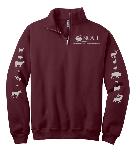 Jerzees® NuBlend® 1/4-Zip Cadet Collar Sweatshirt - 995M - SP - USDA