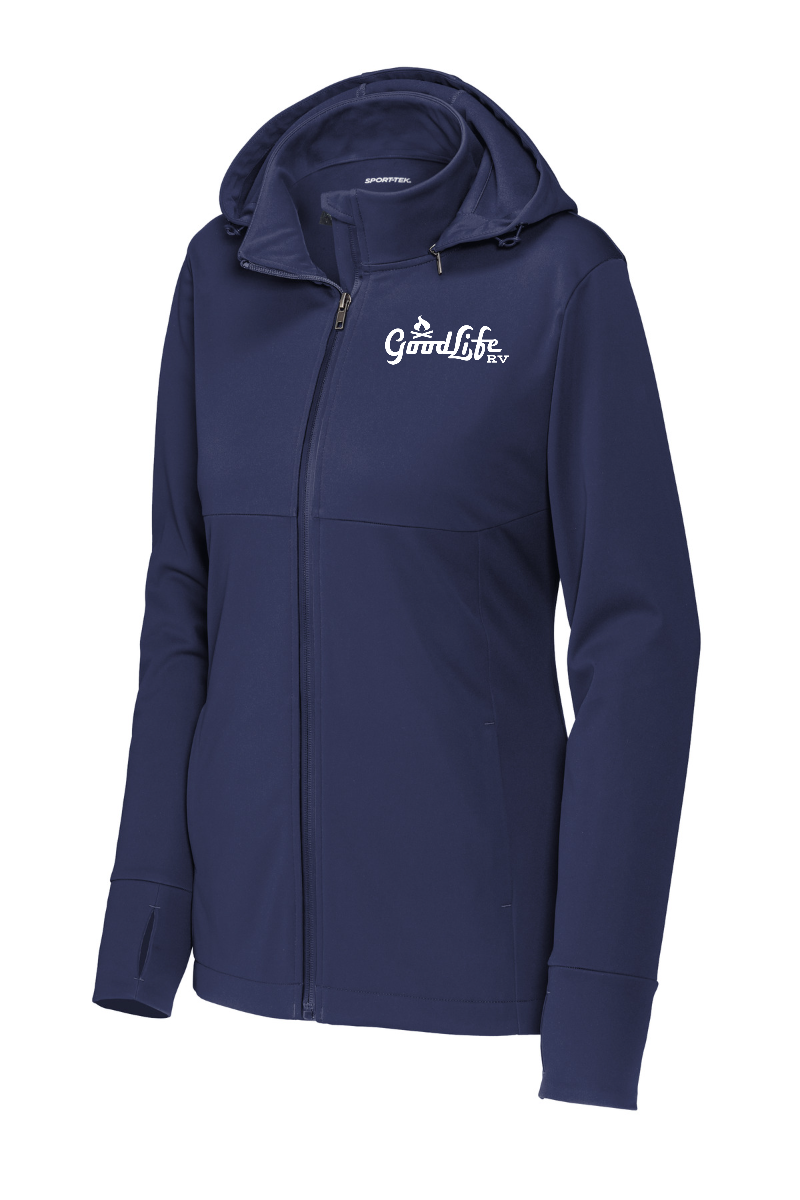 Sport-Tek® Women's Hooded Soft Shell Jacket - LST980 - EMB