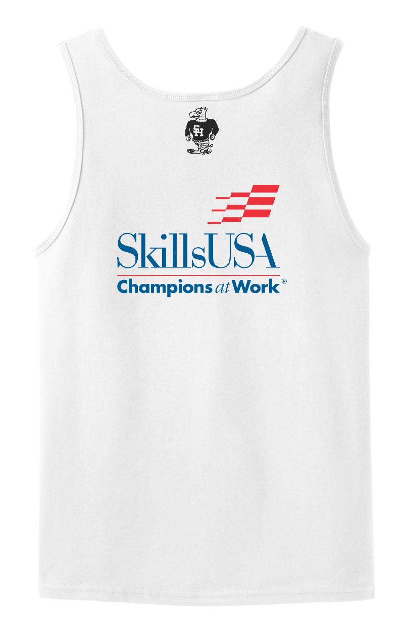 Gildan® Ultra Cotton®100% US Cotton Tank Top - 2200 - Skills USA - DTF