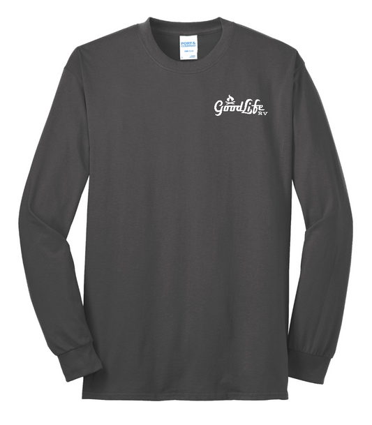 Port & Company® Tall Long Sleeve Core Blend Tee - PC55LST - DTF