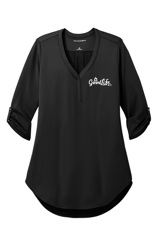 Port Authority® Women's City Stretch 3/4-Sleeve Tunic - LK6840 - EMB
