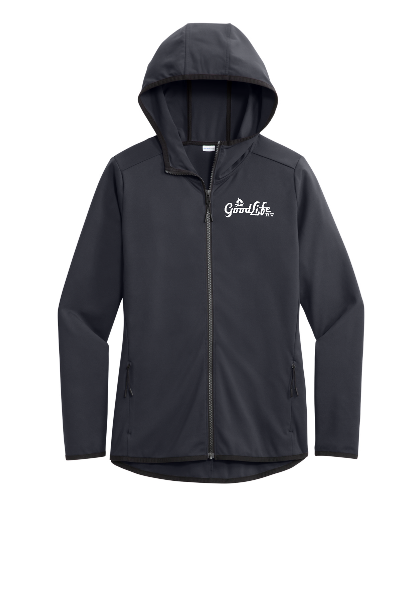 Sport-Tek® Women's Circuit Hooded Full-Zip - LST870 - EMB