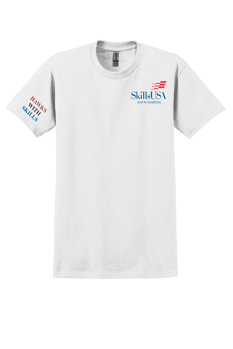 Gildan® Ultra Cotton® 100% US Cotton T-Shirt - 2000 - Skills USA - DTF