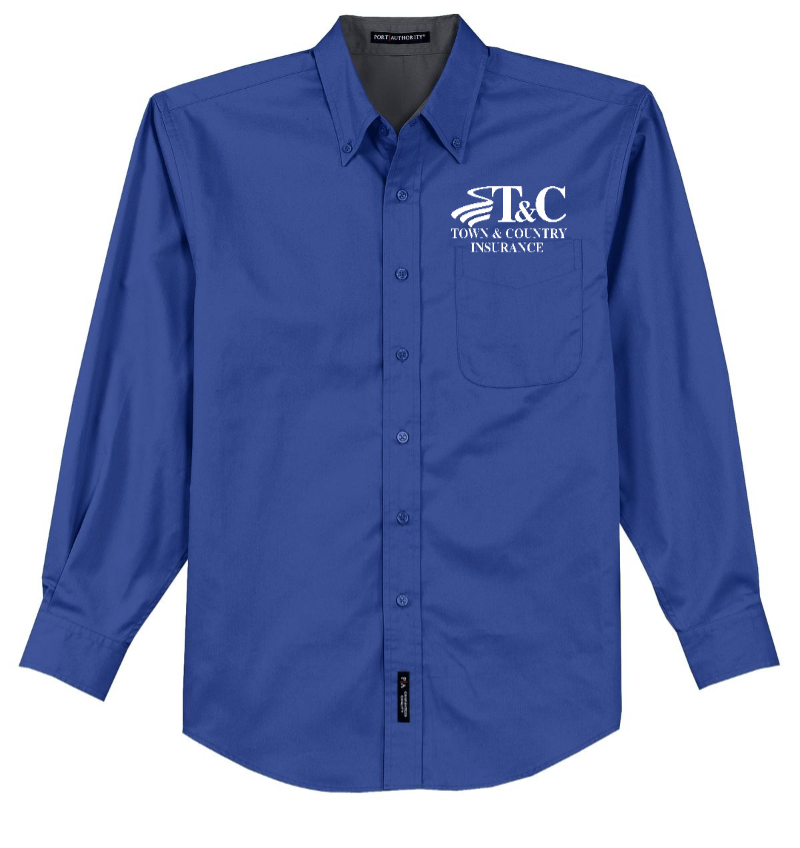 Extended Sizes - Port Authority Tall Long Sleeve Easy Care Shirt - TLS608 - T&C